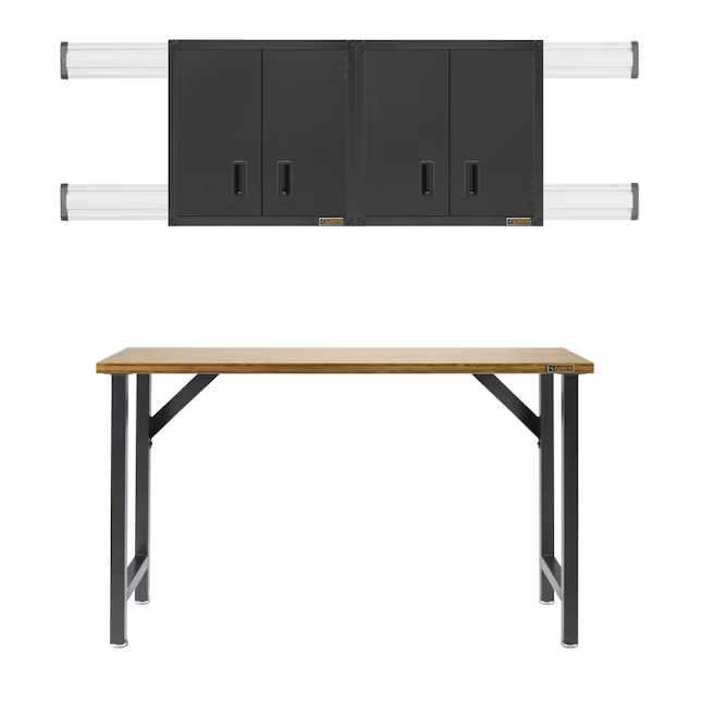 Gladiator Ready-to-Assemble Full-Door Wall GearBox 28-Inches W x 28-Inches H x 12-Inches D Wall-mounted Steel Garage Cabinet in Gray, GAWG28FDESG/00 *HD2507, Retail: $219.99, FINAL PRICE: $119.99 + TAX