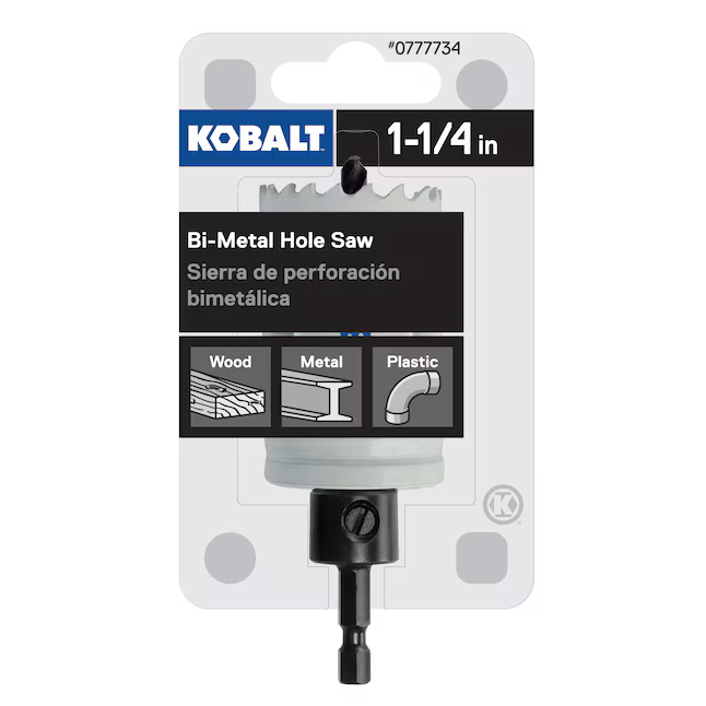Kobalt 1-1/4-in Bi-Metal Arbored Hole Saw 0777734