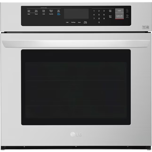 LG EasyClean 30-in Single Electric Wall Oven True Convection and Self-cleaning (Stainless Steel), LWS3063ST *HD2507, Retail: $2,199.00, FINAL PRICE: $999.99 + TAX