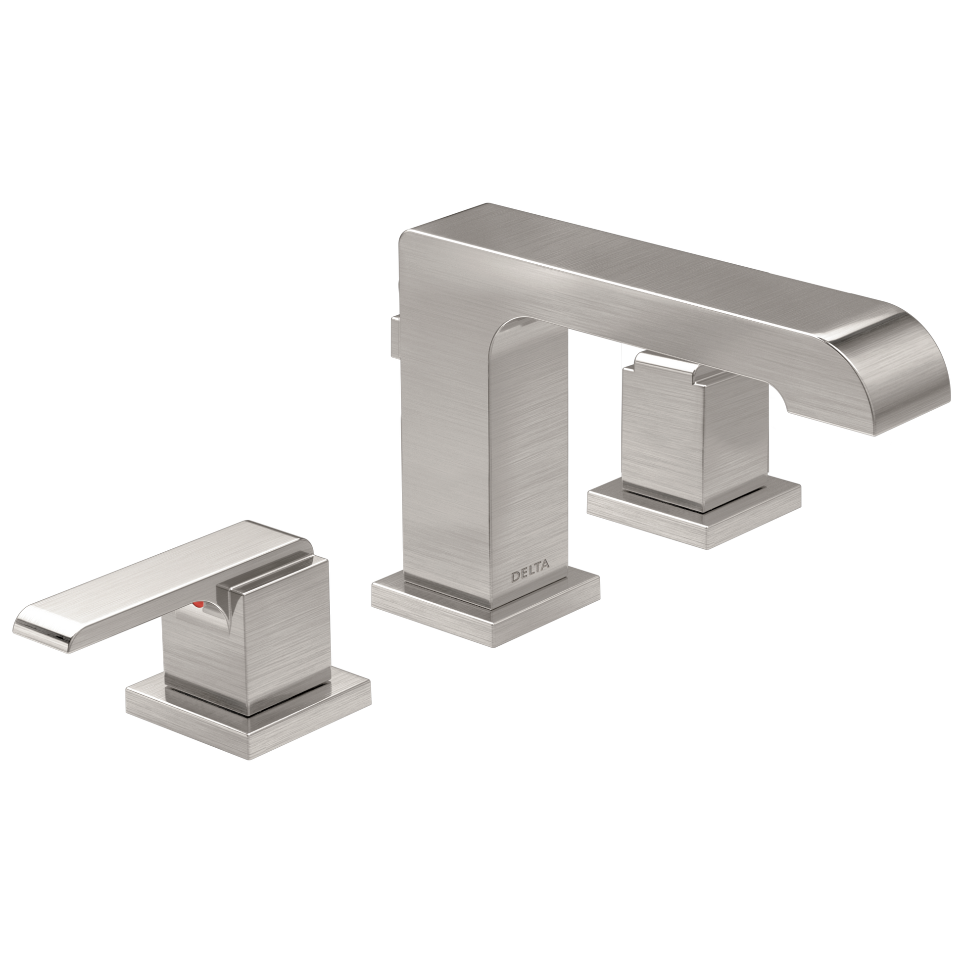 Delta Ara Two Handle Widespread Bathroom Faucet in Stainless Steel, 3567-SSMPU-DST, MRSP: $885, FINAL PRICE: $ + TAX