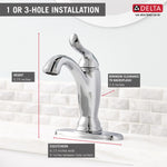 Delta Linden Single Handle Bathroom Faucet in Venetian Bronze, 594-RBMPU-DST, MRSP: $464.7, FINAL PRICE: $ + TAX