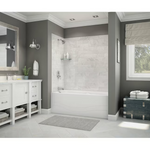MAAX Utile 60-in L x 30-in W x 60-in H Marble Carrara 3-Piece Direct To Stud Bathtub Back Wall Panel, 103424-307-508-800   805771 *JR2411, Retail: $1,924.00, FINAL PRICE: $799.99 + TAX