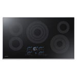 Samsung Premium Plus 36-in 5 burners Smooth Surface Stainless Steel Smart Compatible Electric Cooktop, NZ36K7570RS *JR2512, Retail: $1,949.00, FINAL PRICE: $999.99, CLEARANCED: $879.99 + TAX