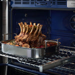 Samsung Steam Cook 30 inch Single Electric Wall Oven True Convection and Self-cleaning ( Fingerprint Resistant Black Stainless Steel )