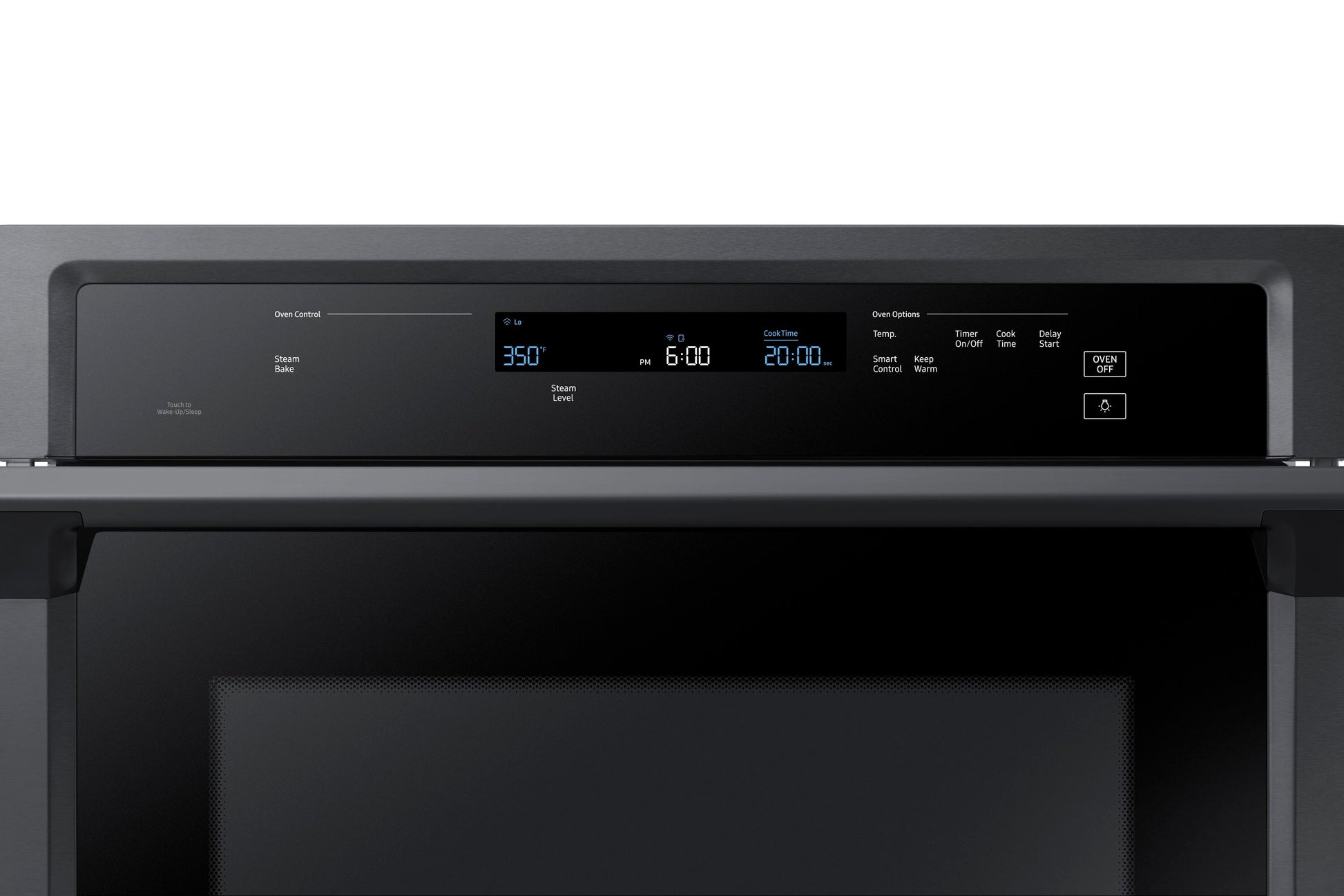 Samsung Steam Cook 30 inch Single Electric Wall Oven True Convection and Self-cleaning ( Fingerprint Resistant Black Stainless Steel )