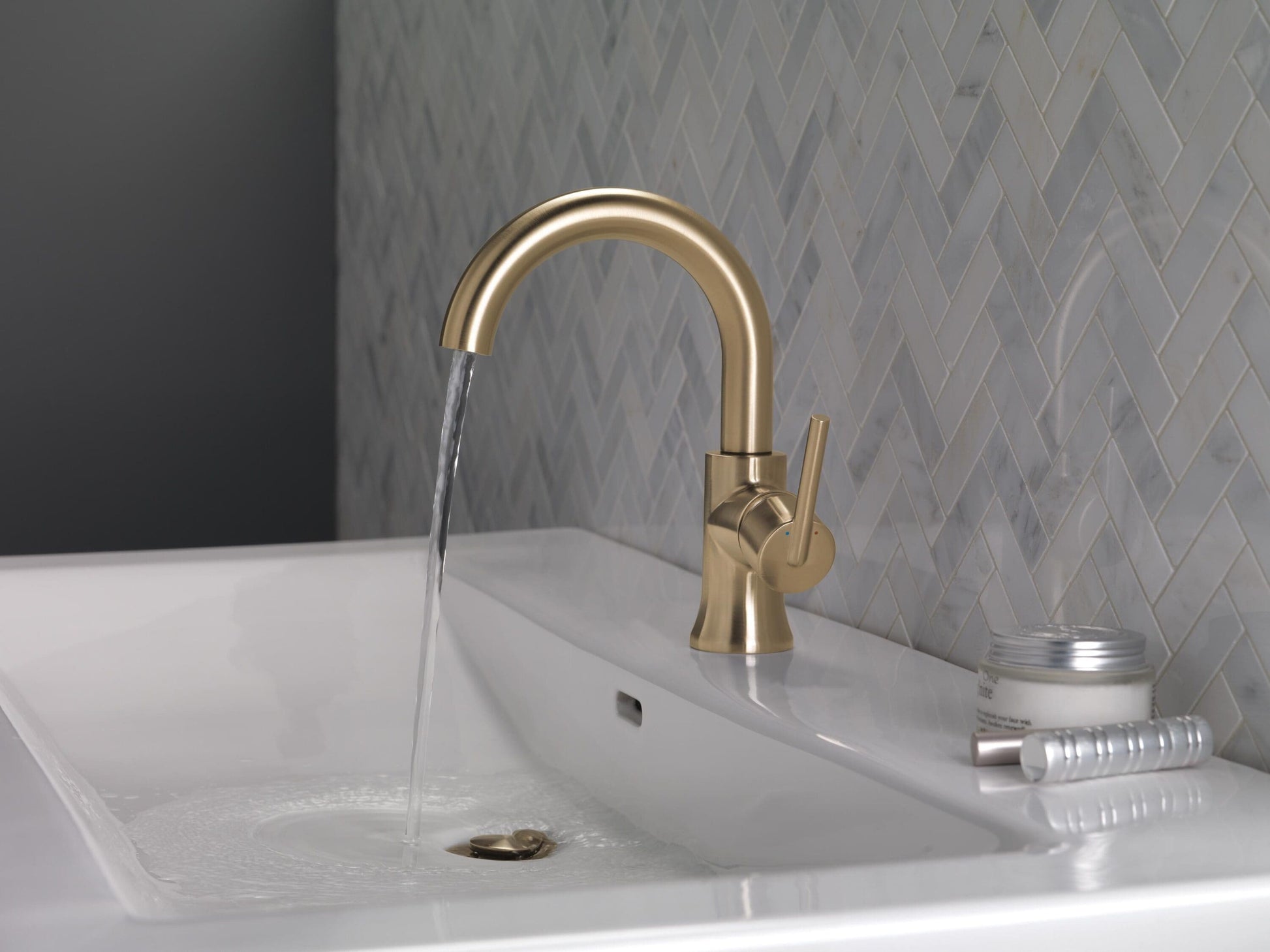 Delta Trinsic Single Handle Bathroom Faucet in Champagne Bronze, 559LF-CZMPU, MRSP: $542, FINAL PRICE: $ + TAX