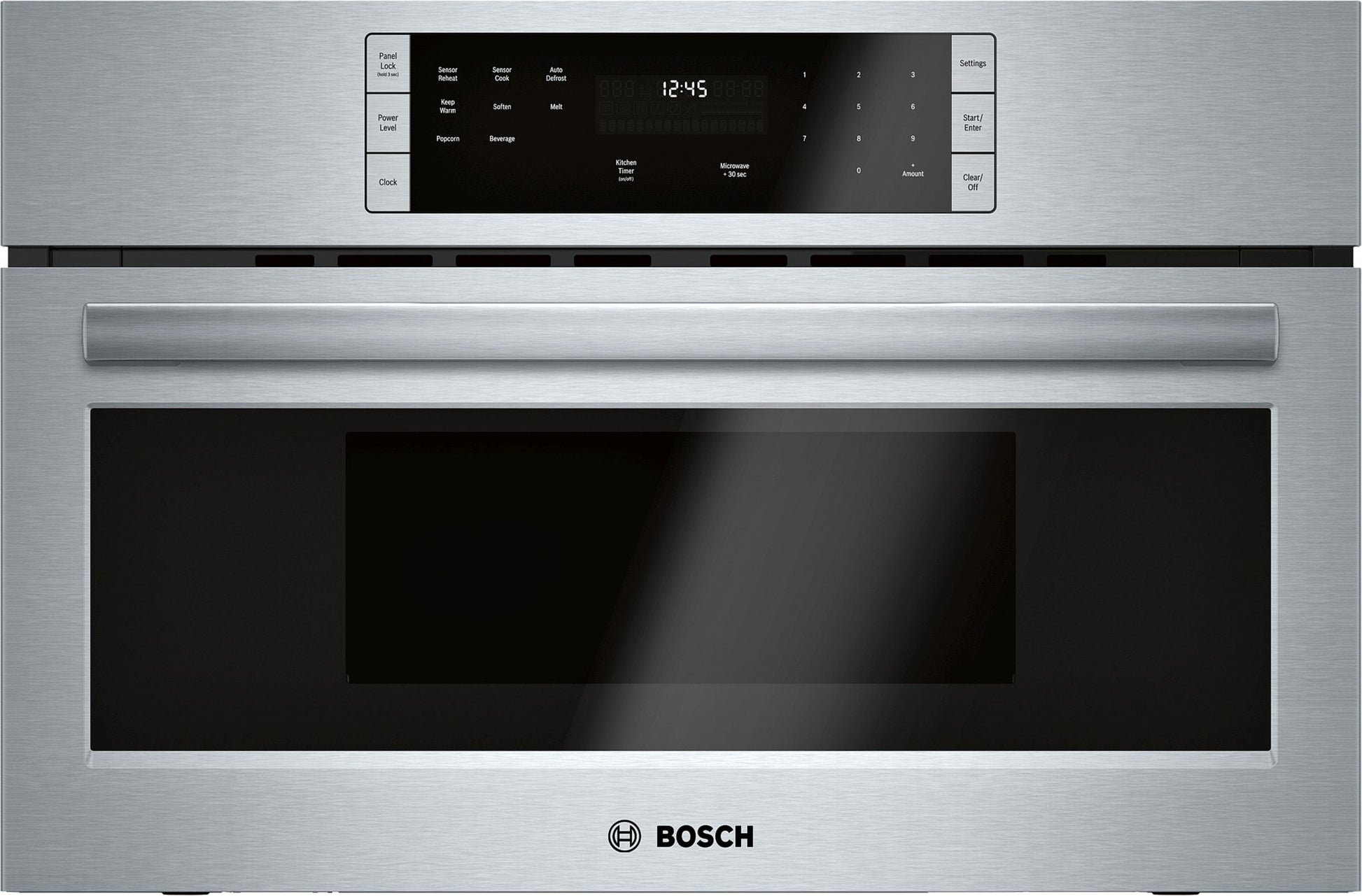 Bosch 500 Series 1.6-cu ft 950 -Watt 29.75-in Built-In Microwave ( Stainless steel )