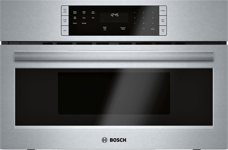 Bosch 500 Series 1.6-cu ft 950 -Watt 29.75-in Built-In Microwave ( Stainless steel )