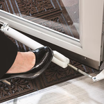 LARSON Tradewinds Pet Door 32-in x 81-in Almond Full-view Retractable Screen Aluminum Storm Door, Larson Storm Pet Door, 14679081 *JR24-7, MSRP: $434.56, Final Price: $249.99 +Tax