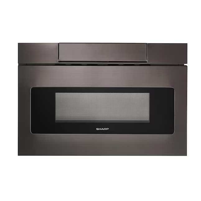 Sharp 23.9-in 1.2-cu ft 950 -Watt Microwave Drawer (Black Stainless Steel), SMD2470AH, Retail: $1,799.99, FINAL PRICE: $999.00 + TAX