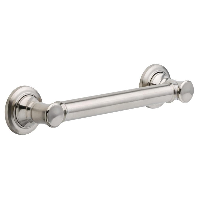 Delta 12-Inch Traditional Decorative ADA Grab Bar in Stainless Steel, 41612-SS, MRSP: $207, FINAL PRICE: $ + TAX