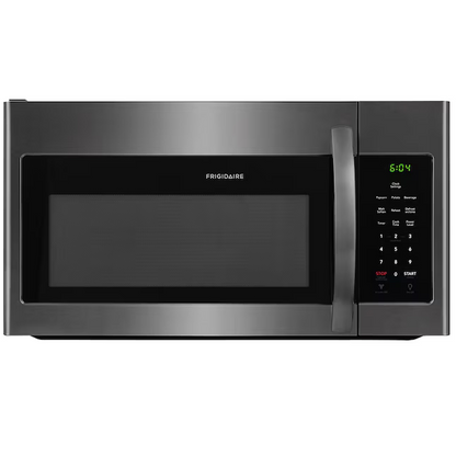 Frigidaire 1.6-cu ft 1000-Watt Over-the-Range Microwave (Black Stainless Steel)
