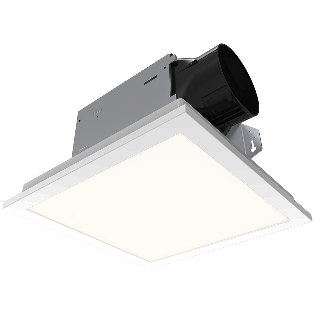 Utilitech Ventilation fan 1.5-Sone 100-CFM White Decorative Lighted Bathroom Fan (ENERGY STAR Certified)
