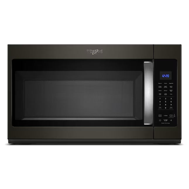 Whirlpool 1.9-cu ft Over-the-Range Microwave with Sensor Cooking ( Fingerprint Resistant Black Stainless )