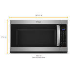 2.1-cu ft Over-the-Range Microwave with Sensor Cooking ( Fingerprint Resistant Stainless )