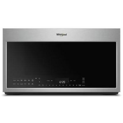 Whirlpool Smart Capable 1.9-cu ft 1100-Watt 29.938-in Over-the-Range Convection Microwave with Sensor Cooking (Fingerprint Resistant Stainless Steel)