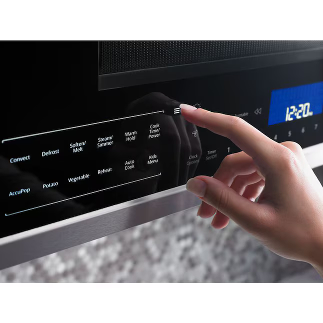 Whirlpool Smart Capable 1.9-cu ft 1100-Watt 29.938-in Over-the-Range Convection Microwave with Sensor Cooking (Fingerprint Resistant Stainless Steel)