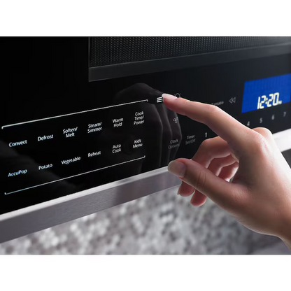 Whirlpool Smart Capable 1.9-cu ft 1100-Watt 29.938-in Over-the-Range Convection Microwave with Sensor Cooking (Fingerprint Resistant Stainless Steel)
