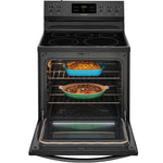 Frigidaire 30-in Glass Top 5 burners 5.3-cu ft Freestanding Electric Range Black )