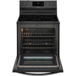 Frigidaire 30-in Glass Top 5 burners 5.3-cu ft Freestanding Electric Range Black )