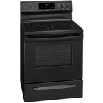 Frigidaire 30-in Glass Top 5 burners 5.3-cu ft Freestanding Electric Range Black )