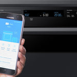 Samsung Steam Cook 30 inch Single Electric Wall Oven True Convection and Self-cleaning ( Fingerprint Resistant Black Stainless Steel )