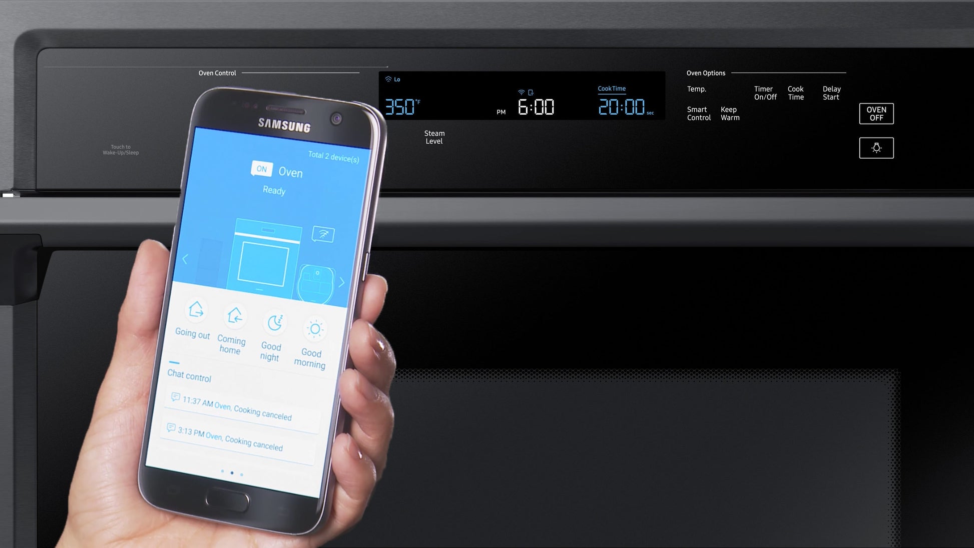 Samsung Steam Cook 30 inch Single Electric Wall Oven True Convection and Self-cleaning ( Fingerprint Resistant Black Stainless Steel )