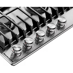 KitchenAid 30-in 4 burners Stainless Steel Gas Cooktop with Downdraft Exhaust, KCGD500GSS/05 *JR2505,  [FB224], Retail: $2,249.00, FINAL PRICE: $1,599.99 + TAX