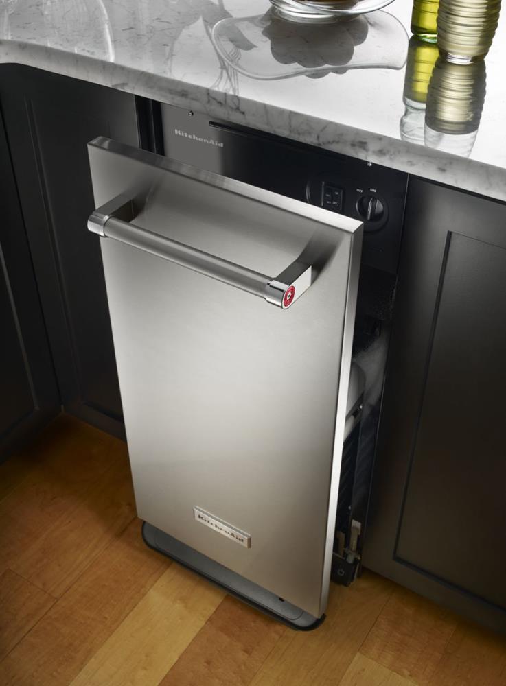 KitchenAid 15.0000-in (Stainless Steel) Undercounter Trash Compactor