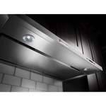 KitchenAid 36-in 600-CFM Convertible Stainless Steel Under Cabinet Range Hoods Undercabinet Mount with Charcoal Filter