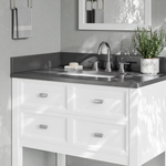 Alpine Reserve 4x21 Gray Engineered Marble Bathroom Side Splash, PU-21EG-SS, FINAL PRICE: $19.99 + Tax