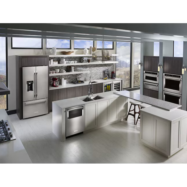 KitchenAid 24-in Self-Cleaning Single-Fan Double Electric Wall Oven (Stainless Steel), KODC304ESS/01 *JR2508, Retail: $3,249.00, FINAL PRICE: $1,999.99 + TAX