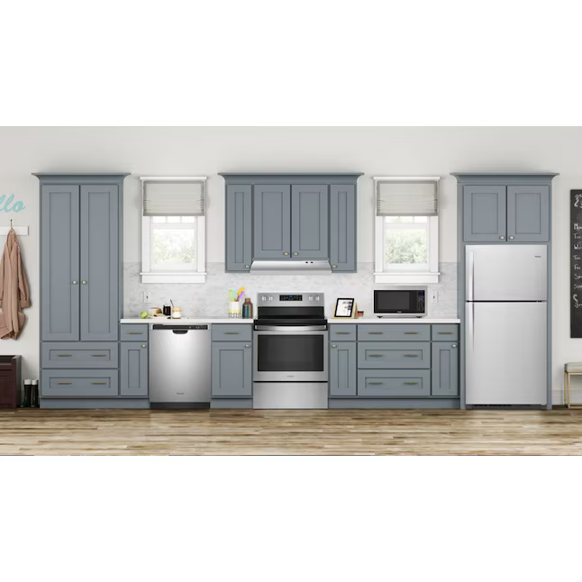 Whirlpool 30-in Ductless 140-CFM Recirculating Stainless Steel Under Cabinet Range Hood with Charcoal Filter, UXT4030ADS/2 *JR2510, Retail: $229.00, FINAL PRICE: $99.99 + TAX