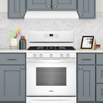 Whirlpool 30 inch Ducted 250-CFM White Under Cabinet Range Hood