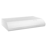 Whirlpool 30 inch Ducted 250-CFM White Under Cabinet Range Hood