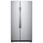 Whirlpool 21.7-cu ft Standard-Depth 33-in Side-by-Side Refrigerator (Stainless Steel) - Ice Maker SOLD SEPARATELY, WRS312SNHM/08 *JR2511, Retail: $1,643.00, FINAL PRICE: $999.99 + TAX