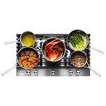 KitchenAid 36-in 5 burners Stainless Steel Gas Cooktop, KCGS556ESS/06 *JR2510, Retail: $1,799.00, FINAL PRICE: $899.99 + TAX