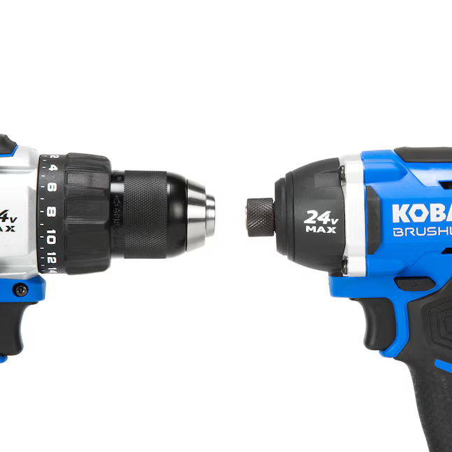 Kobalt 24-volt 2-Tool Brushless Power Tool Combo Kit with Soft Case (1-Battery Included and Charger Included), KLC 2024A-03 *HD2509, Retail: $199.00, FINAL PRICE: $119.99 + TAX