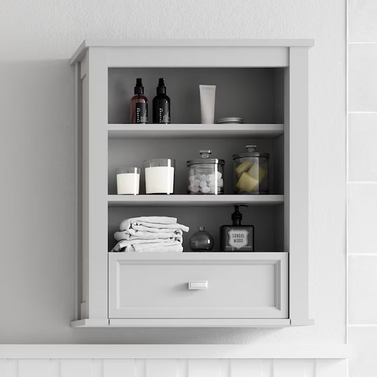 Alpine Reserve Canterbury 24x30 Muse Gray Soft Close Bathroom Wall Cabinet, 1227WC-24-242, FINAL PRICE: $49.99 + Tax