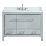 Riley 49 in. Vanity Combo in Sea Salt Gray with White Engineered Stone Top, CLEARANCE PRICE: $689.99 + TAX