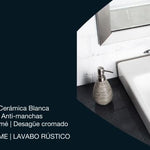Jacuzzi Anna Farmhouse Vitreous China 16.93-in Drop-in Rectangular Farmhouse White Bathroom Sink