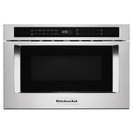 KitchenAid 23.87-in 1.2-cu ft 950 -Watt Microwave Drawer ( Stainless Steel ) Item #965231 |  Model #KMBD104GSS