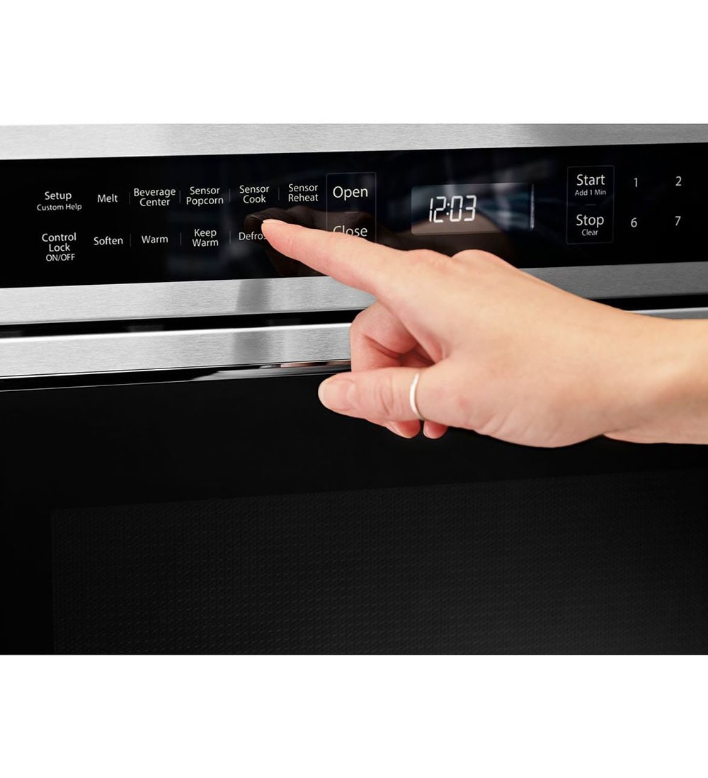 KitchenAid 23.87-in 1.2-cu ft 950 -Watt Microwave Drawer ( Stainless Steel ) Item #965231 |  Model #KMBD104GSS