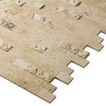 **PER PC** Limestone Stack 12x12 Peel & Stick Mosaic, SF170217,  10.55sf, 12pcs, 24lbs, FINAL PRICE: $3.99/sf, $47.88/bx + Tax