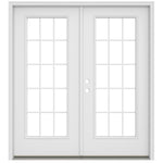 Steel Right-hand inswing French Patio Door with Low-E Glass with Grilles (Brickmould Included)