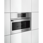 Bosch Benchmark Series 30-in Single Electric Wall Oven True Convection Self-cleaning (Stainless Steel)