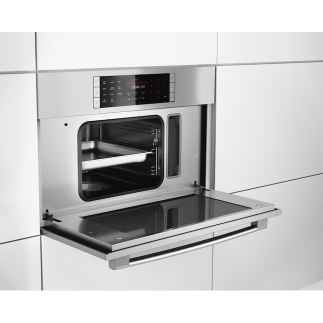 Bosch Benchmark Series 30-in Single Electric Wall Oven True Convection Self-cleaning (Stainless Steel)