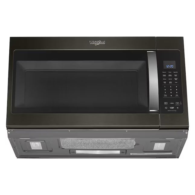 Whirlpool 1.9-cu ft Over-the-Range Microwave with Sensor Cooking ( Fingerprint Resistant Black Stainless )