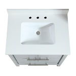 Riley 31 in. Vanity Combo in Sea Salt Gray with White Engineered Stone Top, CLEARANCE PRICE: $459.99 + TAX