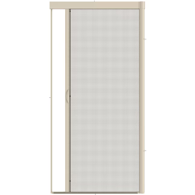 Larson 30 x 80.875 Retractable Screen Door, Custom Escape 100, Almond, E100 *HD2409, Retail: $370.23, FINAL PRICE: $179.99 + TAX